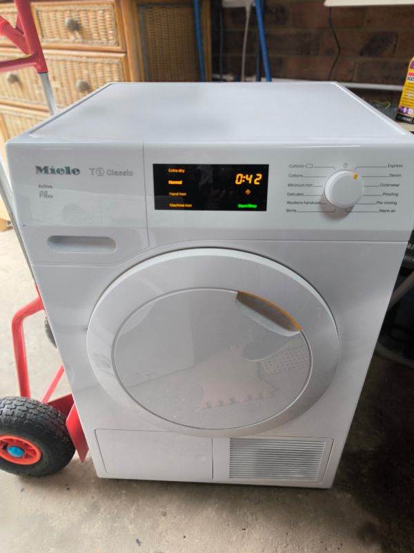 Miele A++ heat pump tumble dryer 