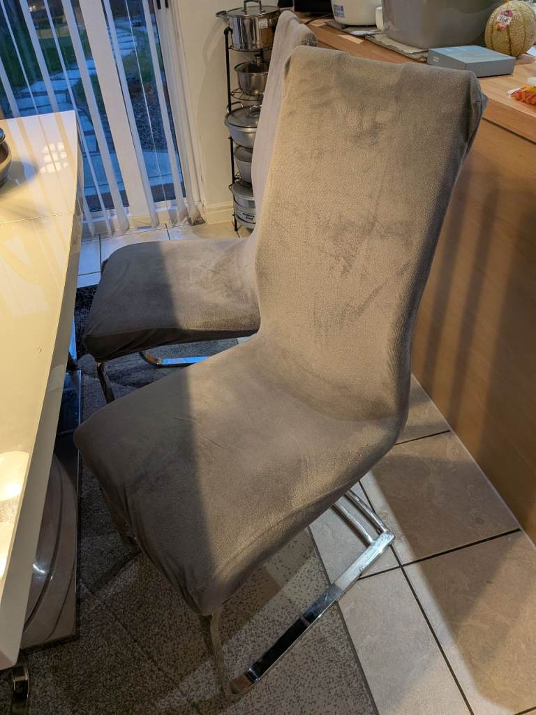 Grey dining chair