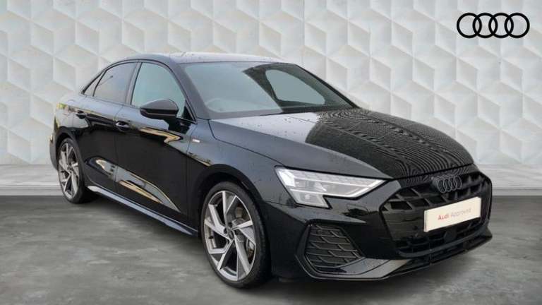 2025 Audi A3 Black Edition 35 TFSI  150 PS S tronic Automatic Saloon Petrol Automatic