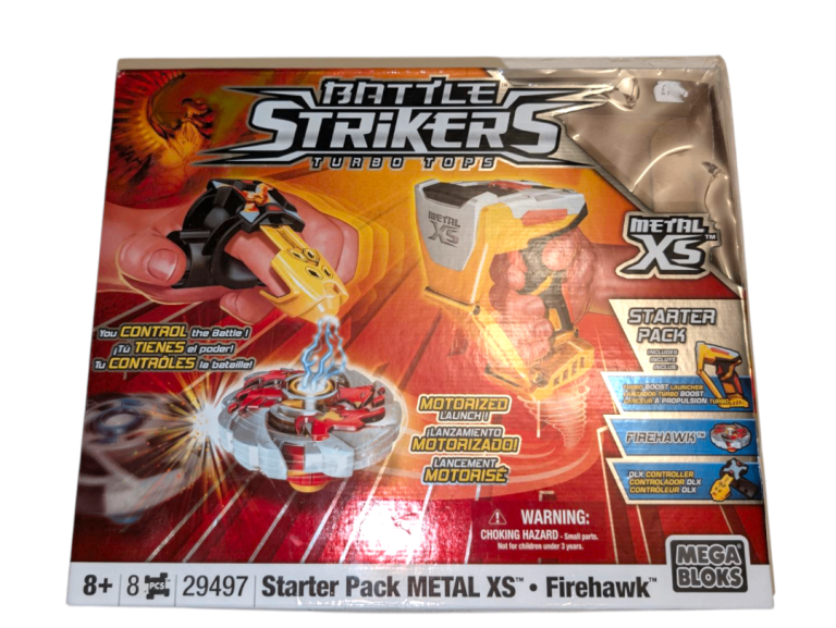 🔥 BATTLE STRIKERS – METAL XS TURBO TOPS (FIREHAWK) 🔥- Power. Speed. Control the Battle!