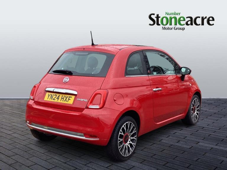2024 Fiat 500 1.0 Mild Hybrid Red 3dr HATCHBACK PETROL Manual