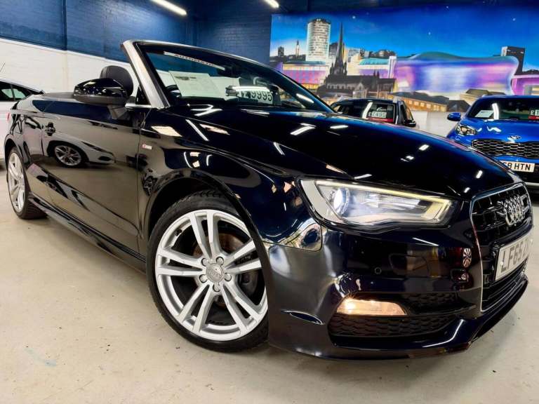 2015 Audi A3 Cabriolet 1.4 TFSI CoD S line S Tronic Euro 6 (s/s) 2dr Convertible Petrol Automatic
