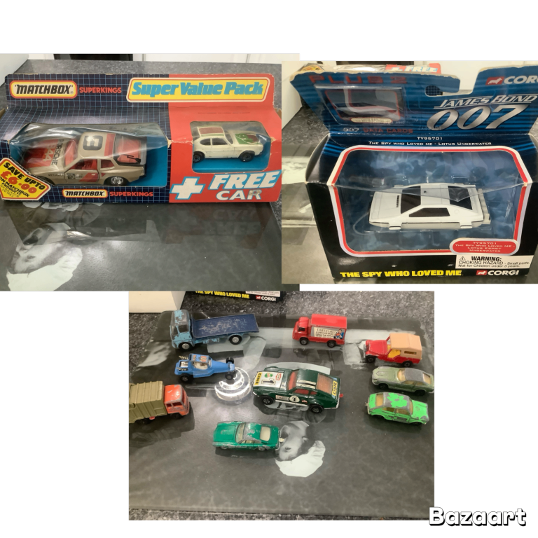 Vintage toy cars matchbox corgi majorette etc some new 