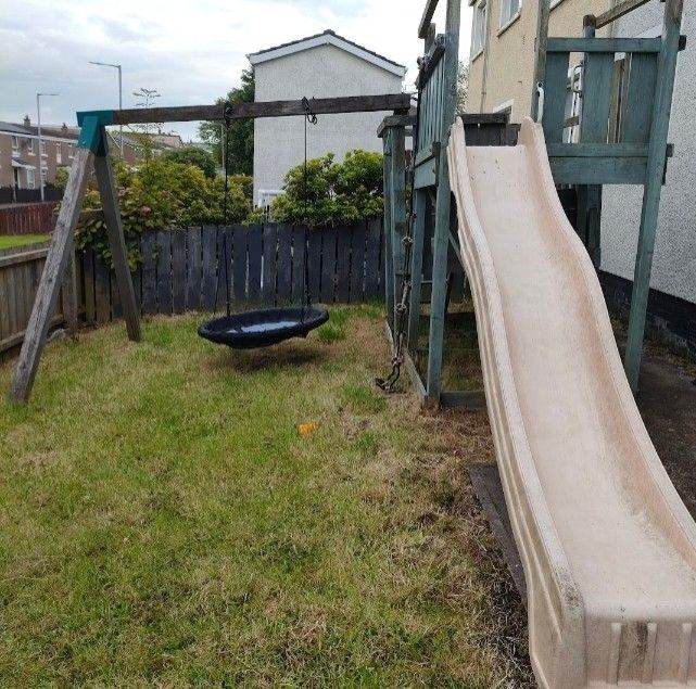 Kids climbing frame