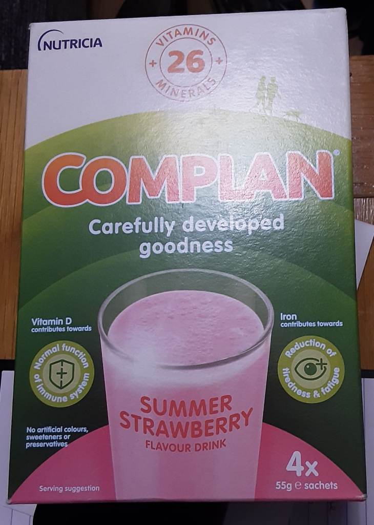 Complan boxed drinks