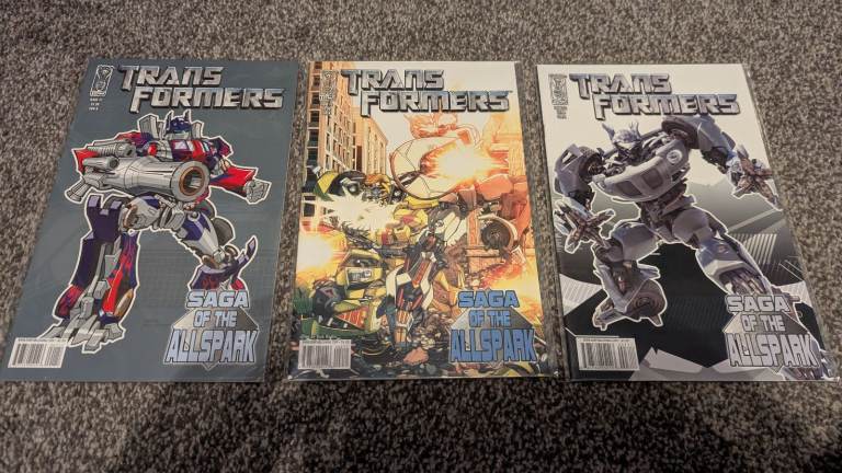 Transformers Saga of the Allspark Movie Prequel Comics