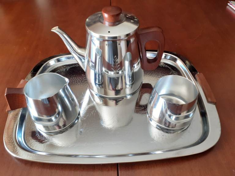 Silver plated tea set 