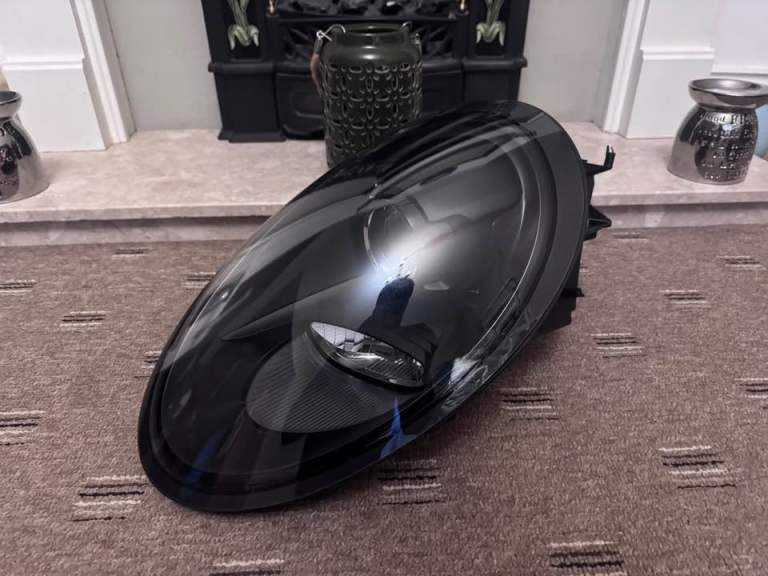 Genuine Porsche 911 (991) Xenon Black Headlight – Passenger Side