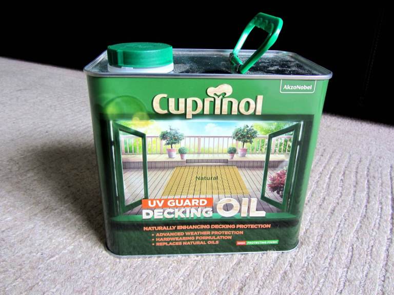 CUPRINOL UV DECKING OIL – NATURAL - WOOD PRESERVATIVE Paint Decking Fence Shed