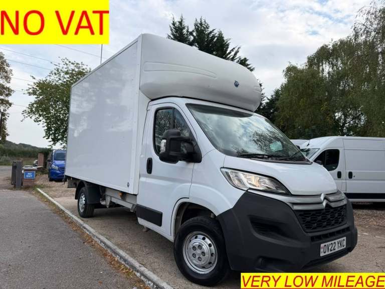 2022 Citroen Relay 2.2 BlueHDi 35 Plus LWB LUTON (NO VAT) LOW MILES CHASSIS CAB Diesel Manual