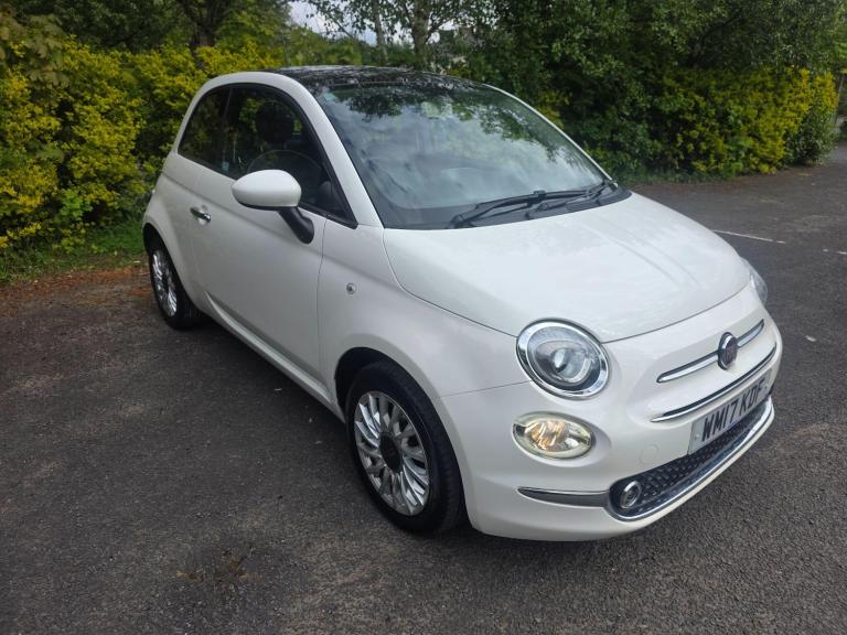 2017 Fiat 500 1.2 Lounge Euro 6 (s/s) 3dr HATCHBACK Petrol Manual