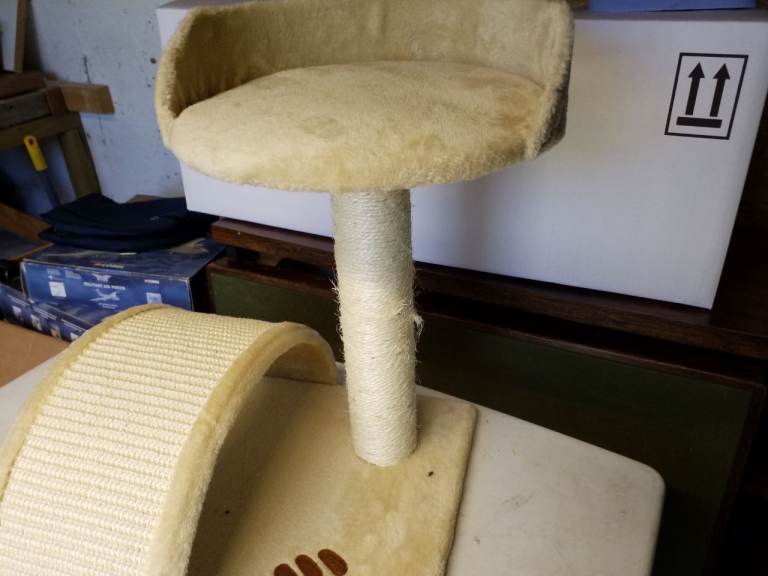 Cat tree and scratch post brand new in box.
