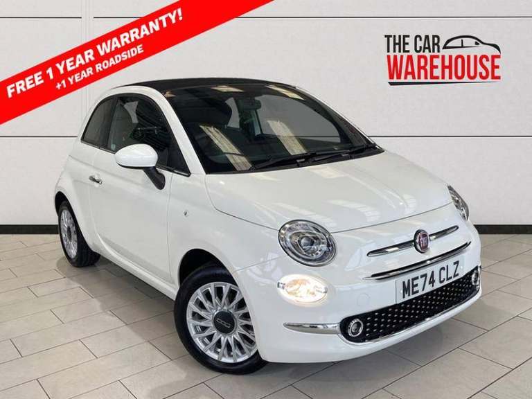 2025 Fiat 500 1.0 Mild Hybrid 2dr Manual Convertible Petrol Manual