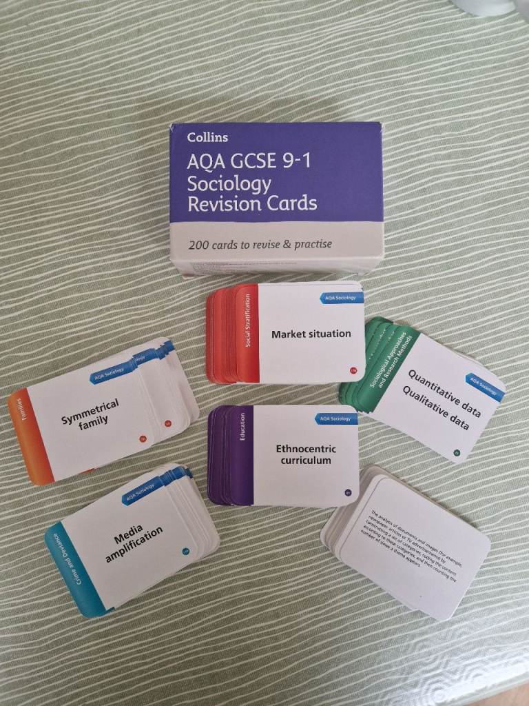 AQA GCSE Sociology Revision Cards