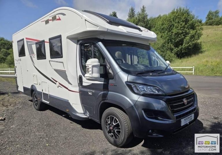 RollerTeam T-Line 740 4 Berth Rear Island Bed 2018 Motorhome For Sale 