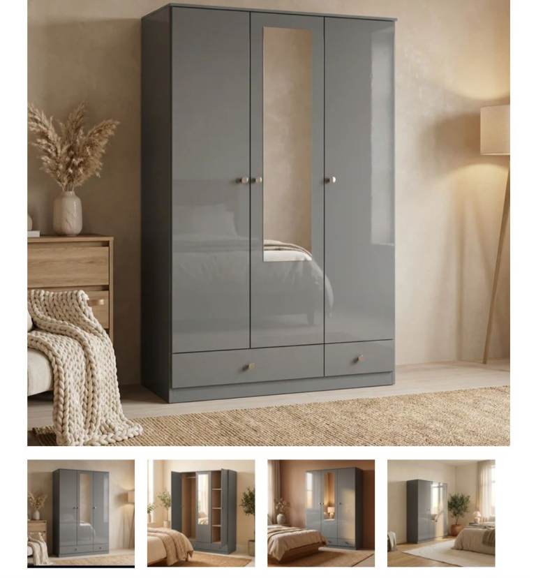 Bran new 3 door blisswood wardrobe