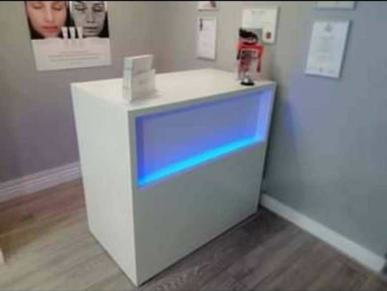 Salon reception desk 