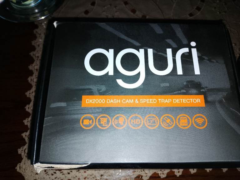 Aguri dx2000 dash cam speed trap detector 