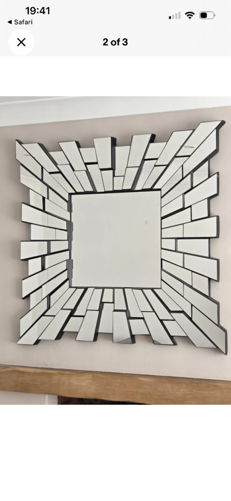 Large Starburst Mirror