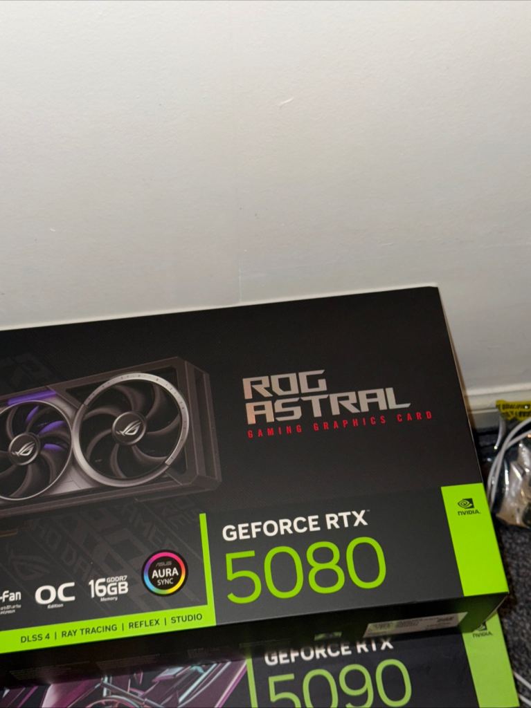 🔥 ASUS ROG Astral RTX 5080 OC – BRAND NEW SEALED – High-End GPU – Collection Only 🔥