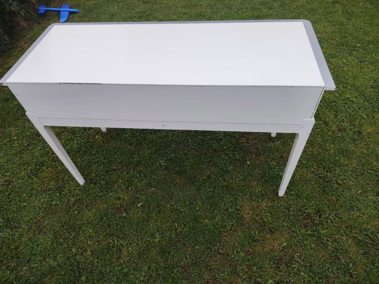 Stag hardwood dressing table dresser vintage antique upcycle unit cabinet home furniture decor