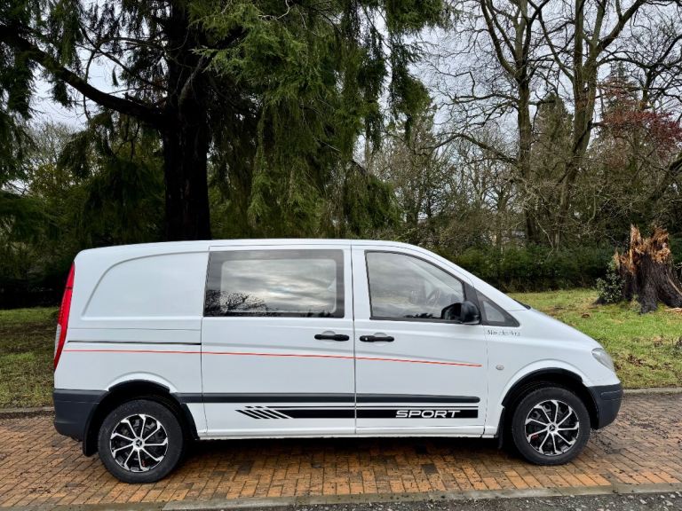  Mercedes Vito Dualiner Factory Crew Van – 1 Owner – Genuine 74k Miles – Rare Example