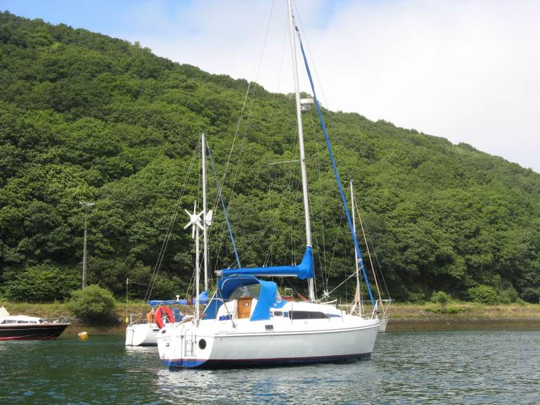 River Fowey deep water swinging mooring for rent