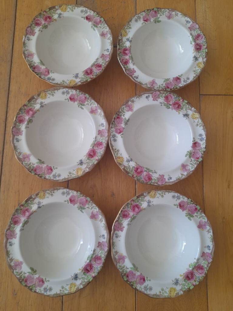 Royal Doulton English Rose dessert bowls
