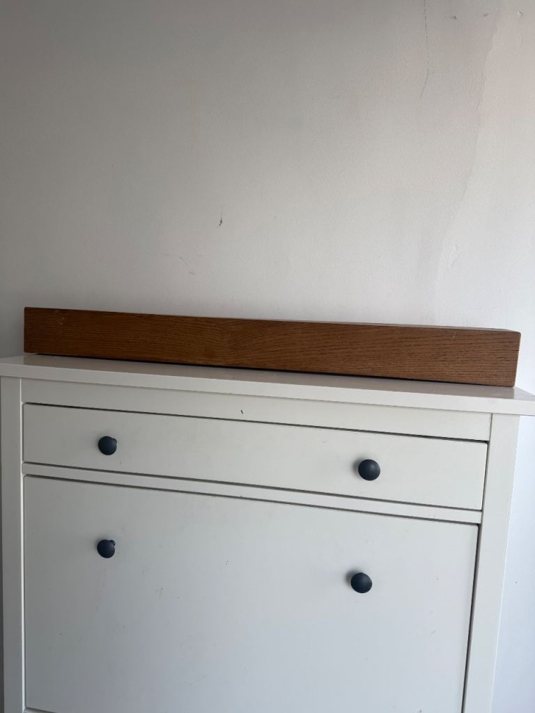 Oak fireplace beam shelf 90cm