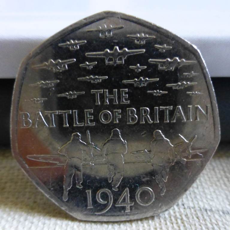 Battle of Britain 50p – dated 2015