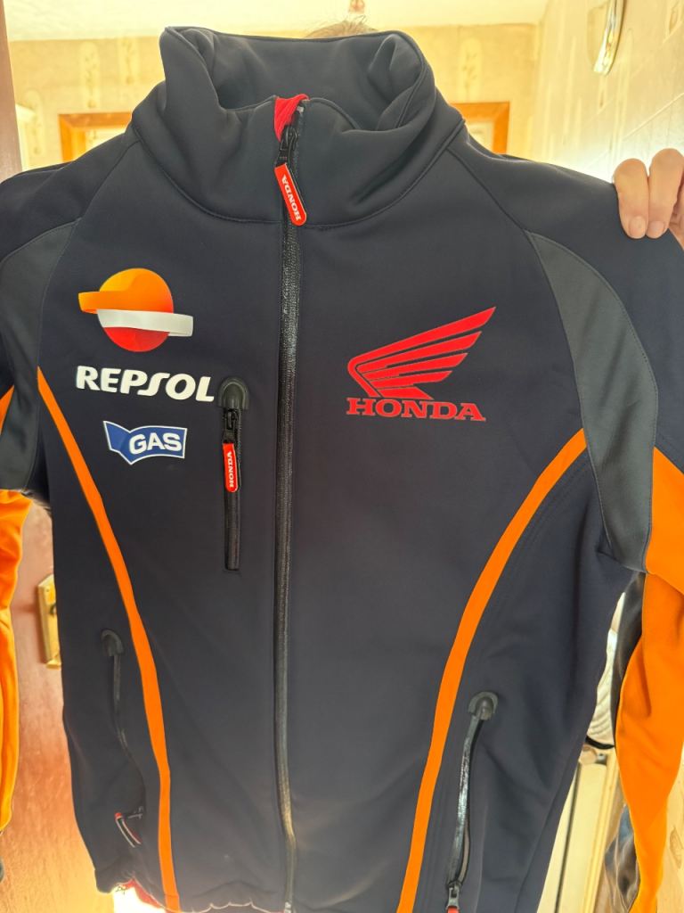 Honda repsol softshell jacket.