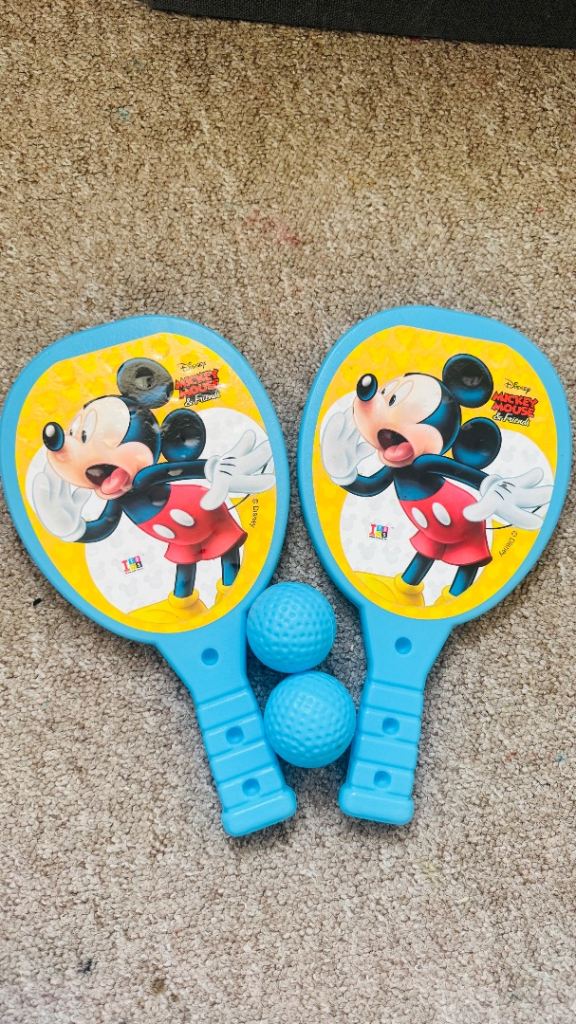 Mickey Mouse Kids Racket and Ball Set