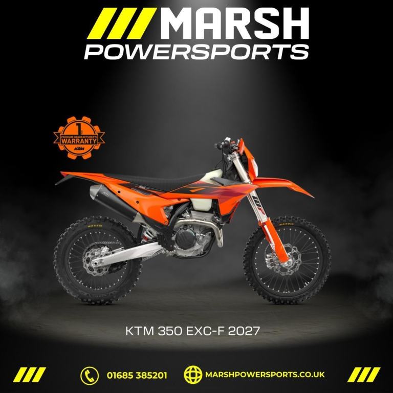 350 EXC-F 2027 Model - KTM Main Dealer - Reserve NOW!