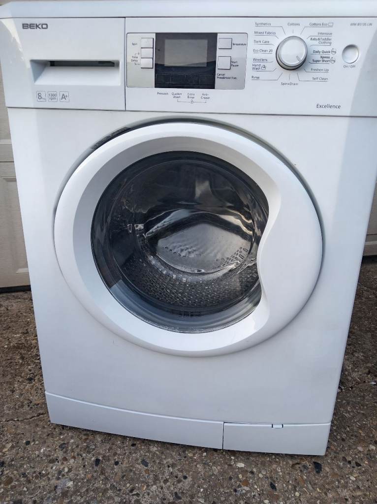 BEKO WM85135LW 8KG 1300 SPIN free local delivery 