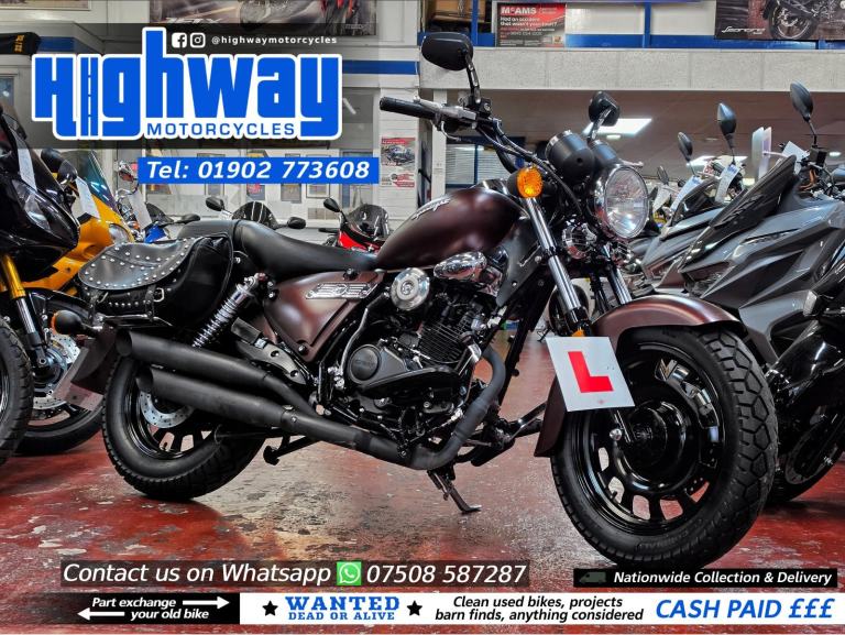 2024 Keeway Superlight 125cc (3k Miles) Saddle Bags, Warranty & 12 Months MOT
