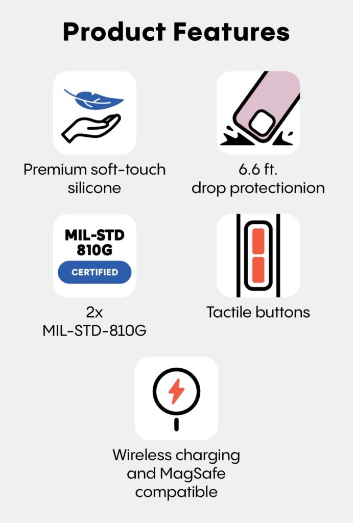 CASETiFY Ripple Silicone Case - Oat - for iPhone 15 Pro Magsafe Used