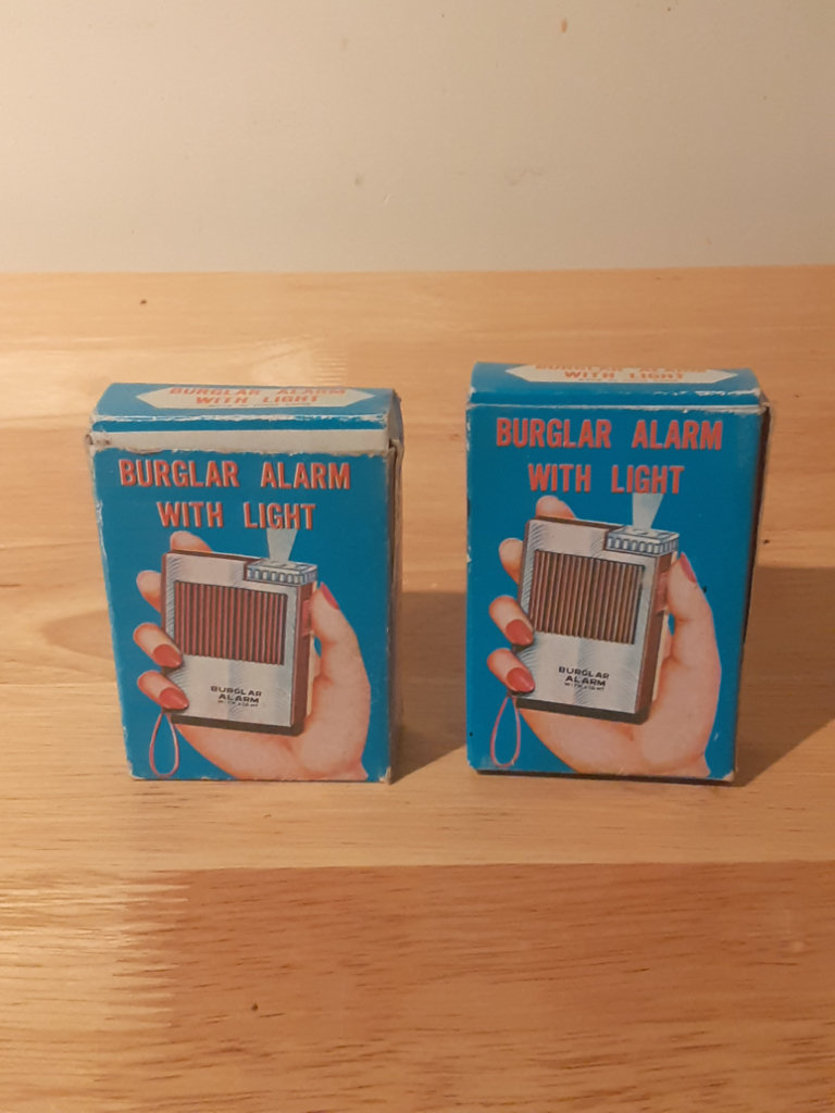 vintage Alarm With Light. Protect Yourself Anywhere Anytime. New Old Stock