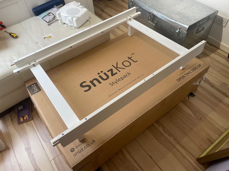 image for SnuzKot (Snuz cot / Snuz pod) used, but boxed - cot, baby bed, toddler bed. 