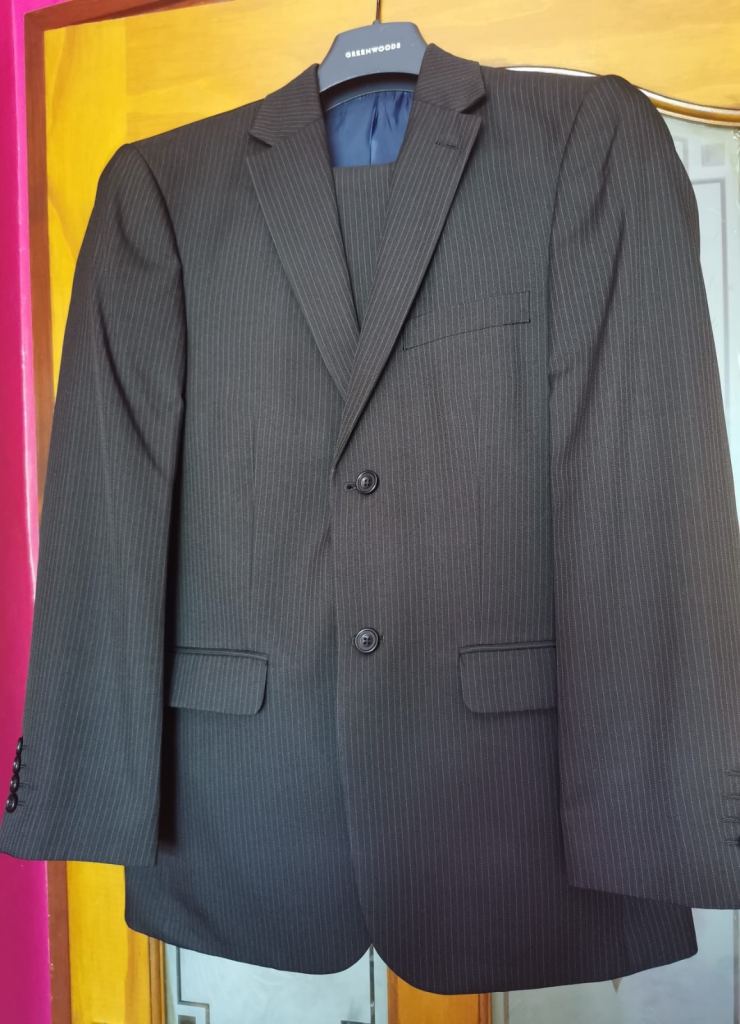 Black suit brand new