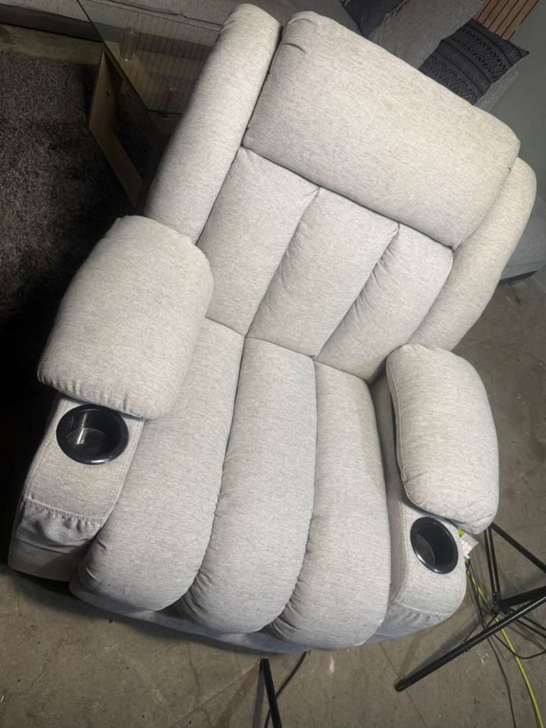 Riser recliner chair grey 
