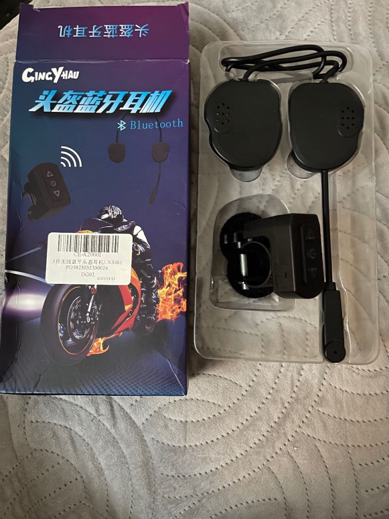 Cincyhau Bluetooth Headset for Motorcycle Helmets – Brand New