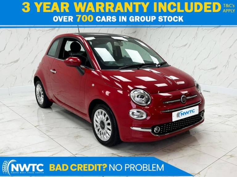 2019 Fiat 500 1.2 Lounge Hatchback 3dr Petrol Manual Euro 6 (s/s) (69 bhp) Hatchback Petrol Manual