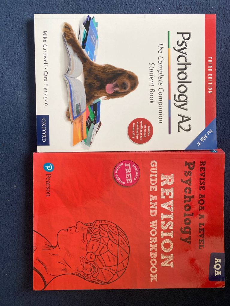 AQA Psychology revision workbook A2 a level books 