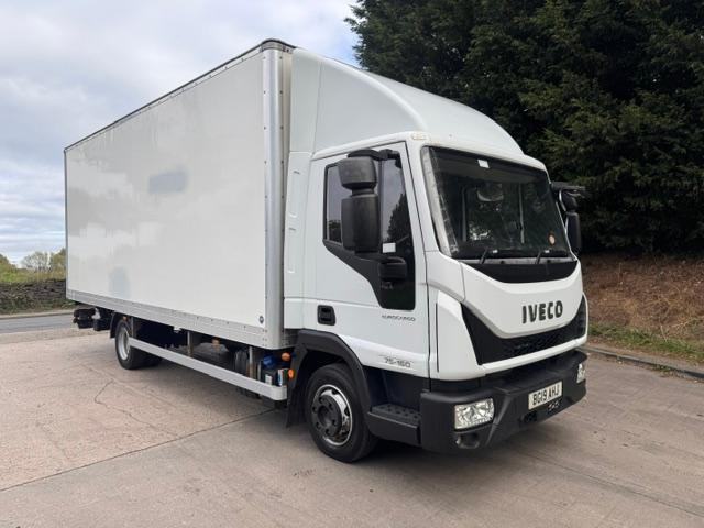 2019 19 Iveco Eurocargo 75-160 EURO 6 20ft6 grp box cantilever tail-lift