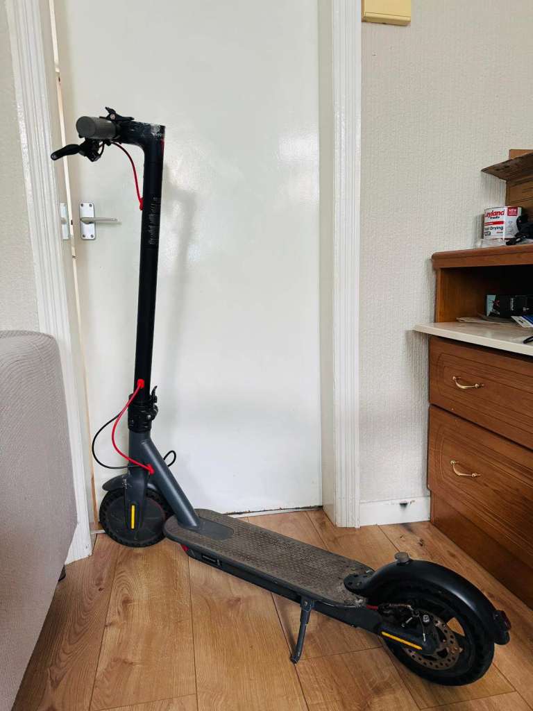 MI electric scooter with puncture-proof tyres: all in working order.