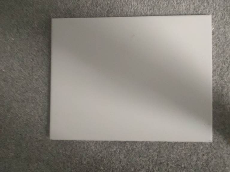 White Matt ceramic tile off cuts