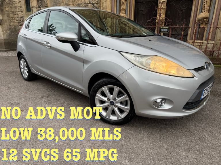 FORD FIESTA 1.2 38,000ML 3 MTH WARNTY 12 SVC NO ADVS MOT 65MPG 5 DRS EXCEPTIONAL 