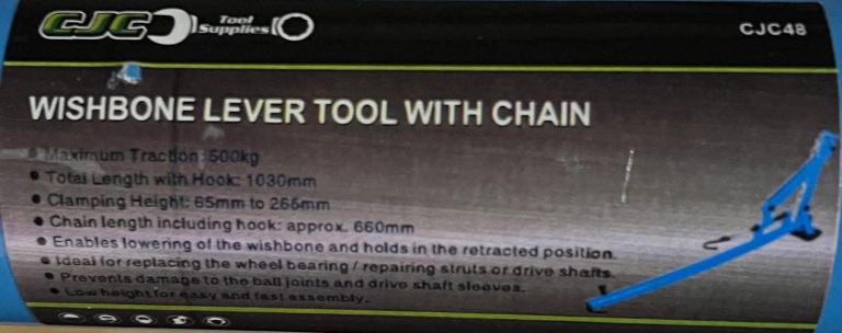 WISHBONE LEVER TOOL WITH CHAIN