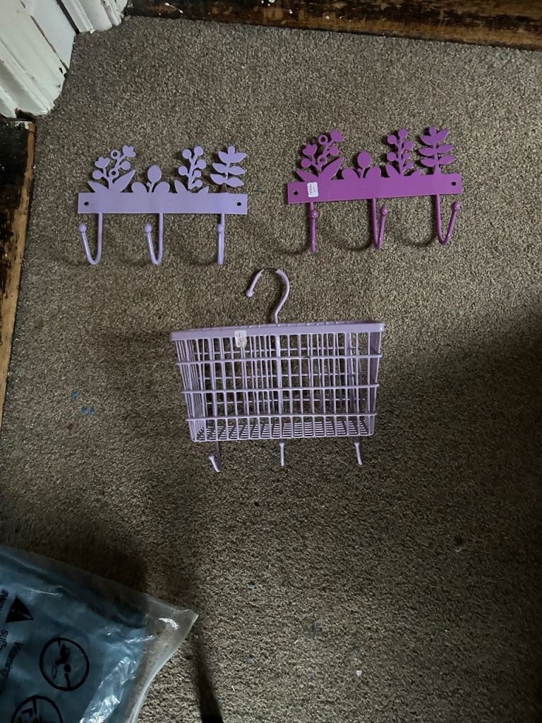 Coat hangers and railing 