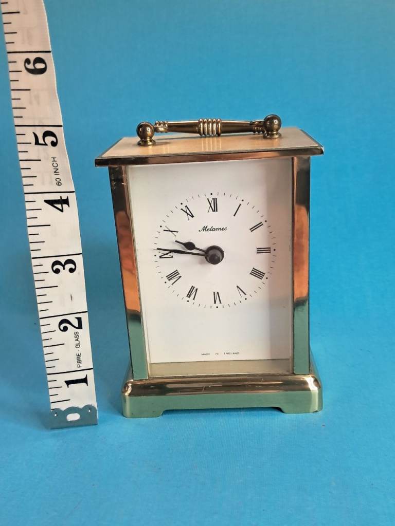 Vintage Brass Carriage Clock by Metamec 
